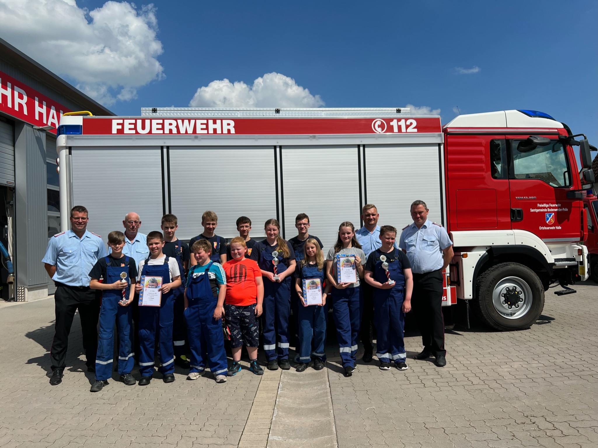 Jahre Jugendfeuerwehr Tag Der Offenen T R Freiwillige Feuerwehr